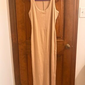 Pinkblush Beige Sleeveless Maxi Dress